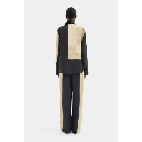 SIR the Label Sona Pant in Geo Scape | Pants | Luxury Shoes 