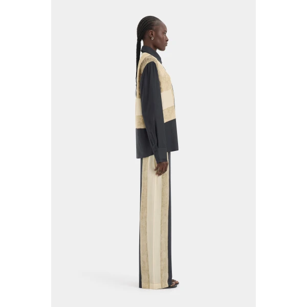 SIR the Label Sona Shirt in Geo Scape | Shirts | Luxury Shoes 