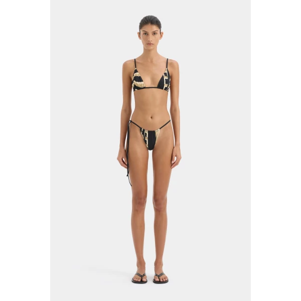 SIR the Label Sona String Brief in Geo Scape | Bikini | Luxury Shoes 