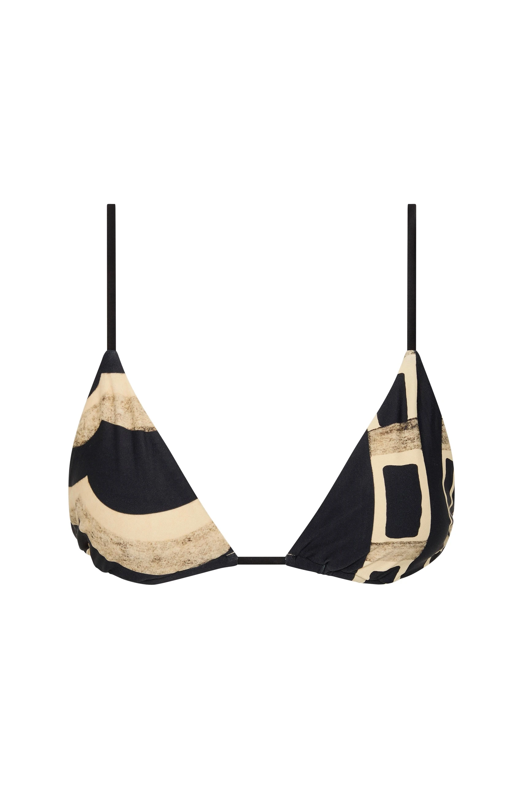 SIR the Label Sona String Triangle Top in Geo Scape SIR the Label Sona String Triangle Top in Geo Scape | Bikini | Luxury Shoes
