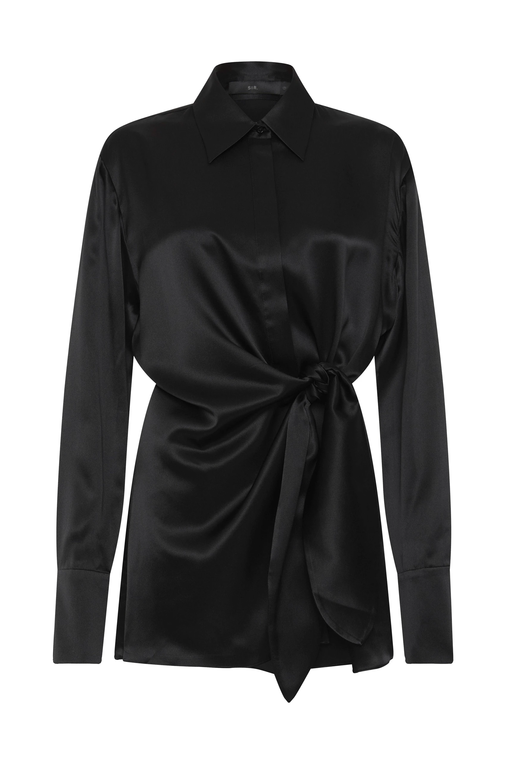 SIR the Label Sorrento Shirt Dress in Black SIR the Label Sorrento Shirt Dress in Black | Shirtdress | Luxury Shoes