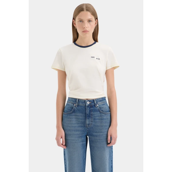 SIR the Label Stella Slim Leg Jean in Washed Indigo | Denim | Luxury Shoes 