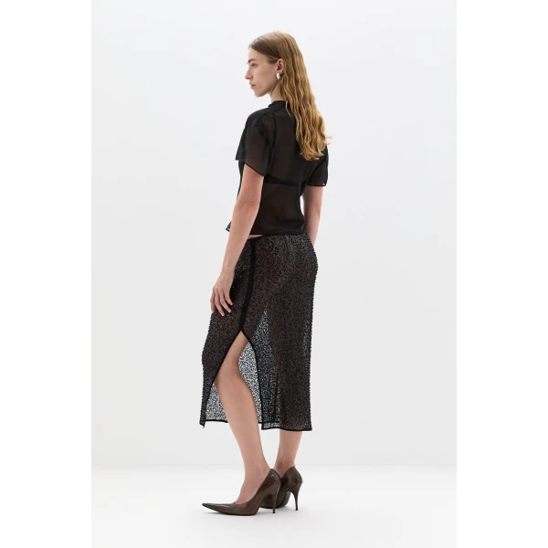 SIR the Label Strobe Top in Black | Tops | Luxury Shoes 