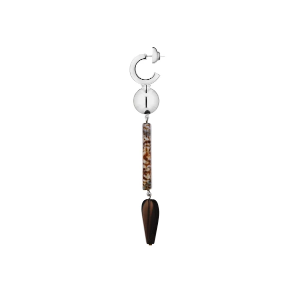 Suni Long Drop Earring in Silver