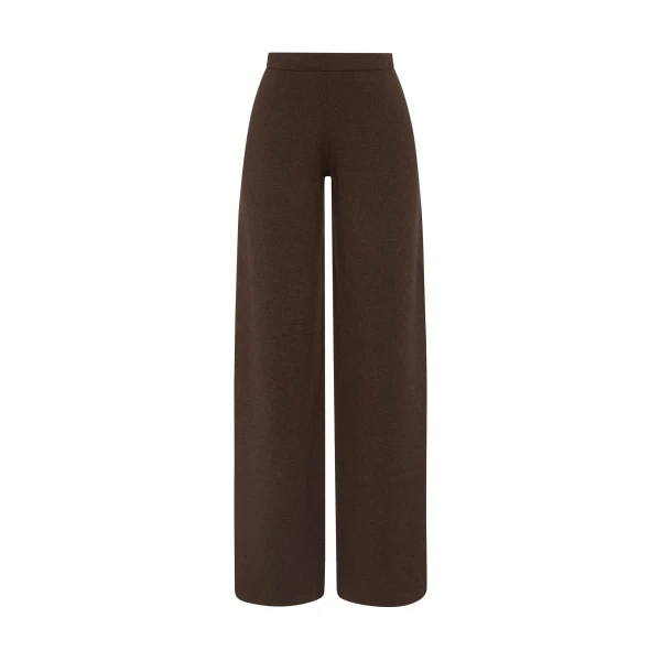 SIR the Label Tanel Knit Pant in Espresso | Pants | Luxury Shoes 