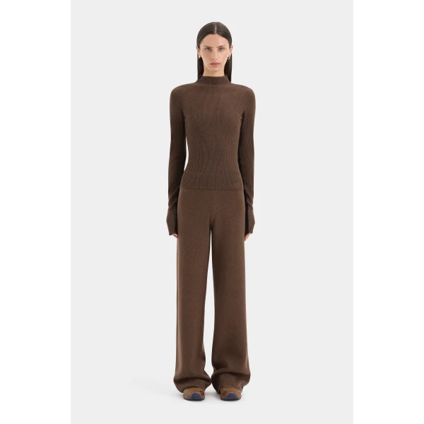 SIR the Label Tanel Long Sleeve Top in Espresso | Long Sleeve | Luxury Shoes 