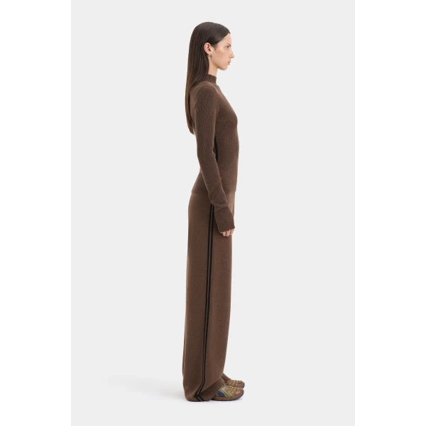SIR the Label Tanel Long Sleeve Top in Espresso | Long Sleeve | Luxury Shoes 