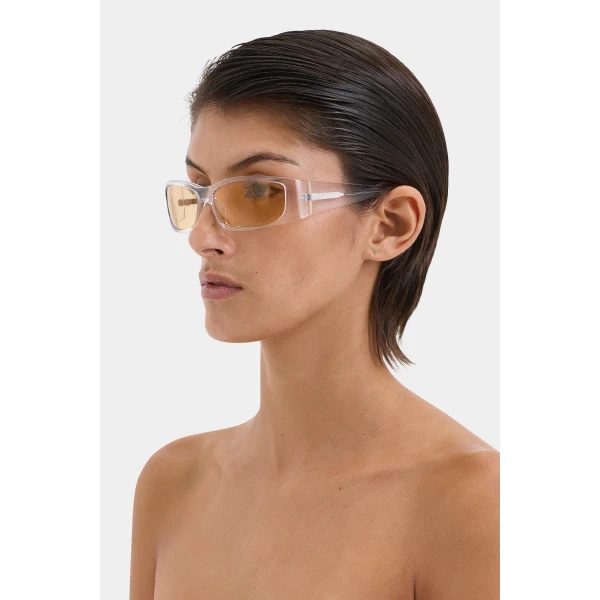 SIR the Label The Speed Sunglasses in Citron Translucent | Sunglasses | Luxury Shoes 