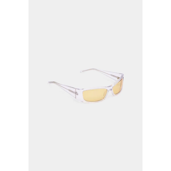 SIR the Label The Speed Sunglasses in Citron Translucent | Sunglasses | Luxury Shoes 