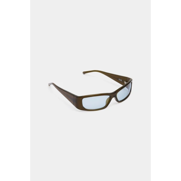 SIR the Label The Speed Sunglasses in Olive | Sunglasses | Luxury Shoes 