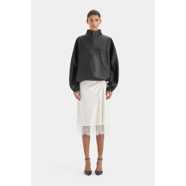 SIR the Label Tomi Bomber in Black | Jackets | Luxury Shoes 