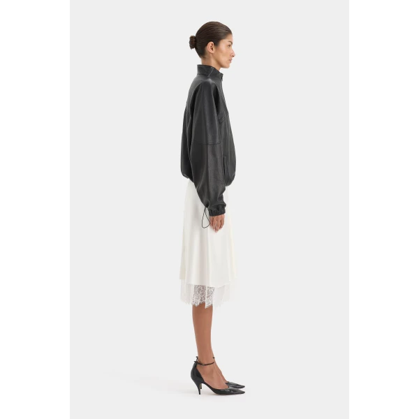 SIR the Label Tomi Bomber in Black | Jackets | Luxury Shoes 