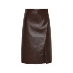 SIR the Label Tomi Wrap Midi Skirt in Dark Choc SIR the Label Tomi Wrap Midi Skirt in Dark Choc | Midi Skirts | Luxury Shoes