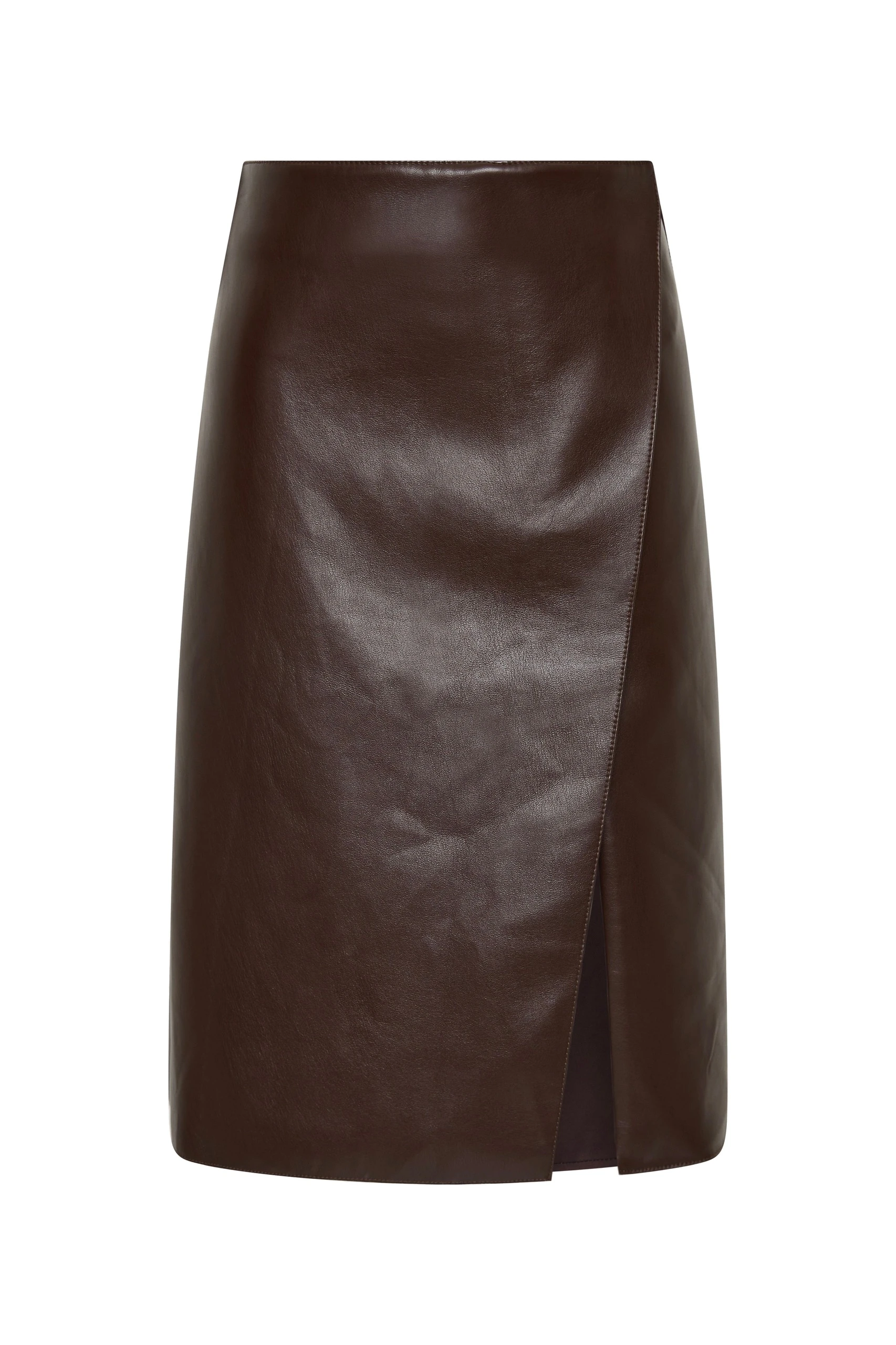 SIR the Label Tomi Wrap Midi Skirt in Dark Choc SIR the Label Tomi Wrap Midi Skirt in Dark Choc | Midi Skirts | Luxury Shoes