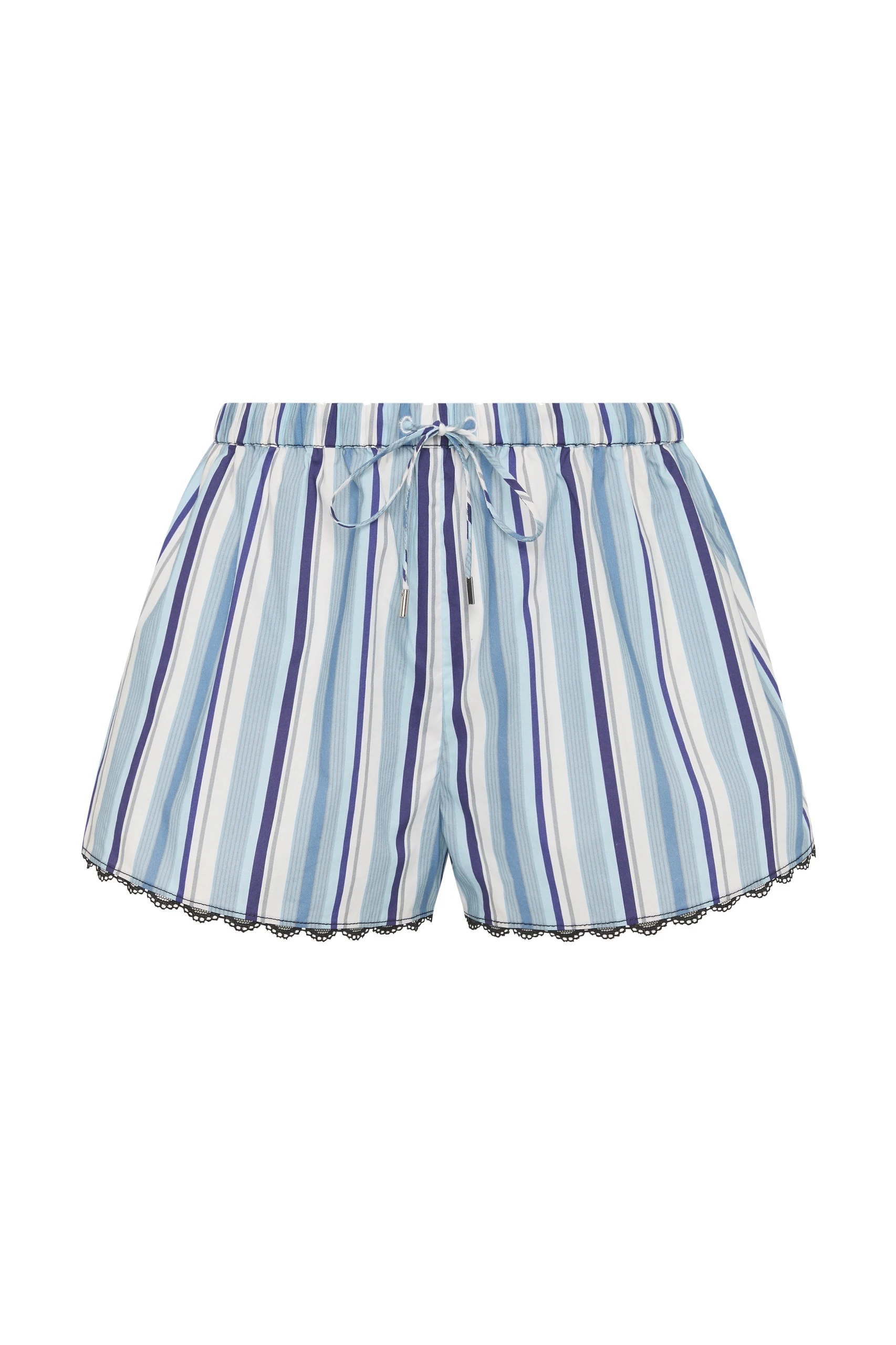 SIR the Label Vester Mini Short in Blue Stripe SIR the Label Vester Mini Short in Blue Stripe | Shorts | Luxury Shoes