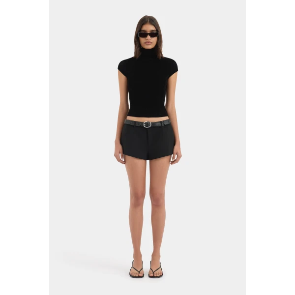 SIR the Label Violetta Top in Black | Tops | Luxury Shoes 