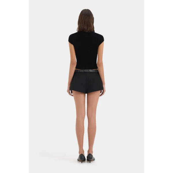 SIR the Label Violetta Top in Black | Tops | Luxury Shoes 
