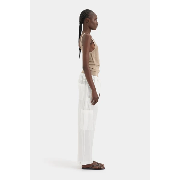 SIR the Label Viroa Cami in Beige Metallic | Camisoles | Luxury Shoes 