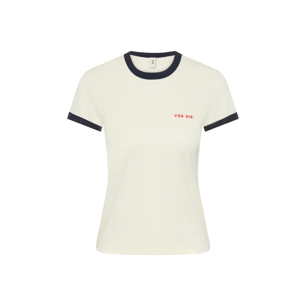 Yes SIR. Fitted Tee in Ivory