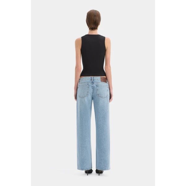 SIR the Label Yes SIR. Ribbed Tank in Black | Sleeveless | Luxury Shoes 