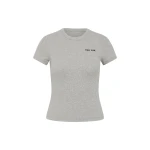 SIR the Label Yes SIR. Ribbed Tee in Grey Marle SIR the Label Yes SIR. Ribbed Tee in Grey Marle | T-shirts | Luxury Shoes