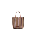 SIR the Label Yes SIR. Tote Bag in Terracotta Stripe | Totes & Top-Handle Bags | Luxury Shoes 