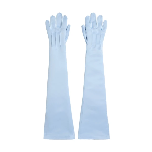 Elda Gloves in Pale Blue