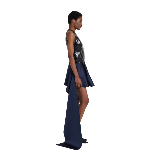 Safiyaa Ewa Belt in Maritime Blue | Belts | Luxury Shoes 