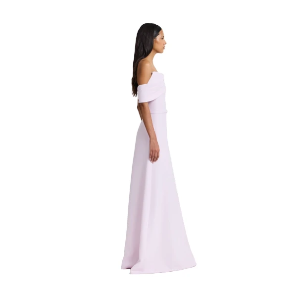 Safiyaa Jahna Long Dress in Lilac Snow | Maxi Dresses | Luxury Shoes 
