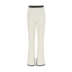 Safiyaa Jeona Trousers in Golden Ivory | Pants | Luxury Shoes 