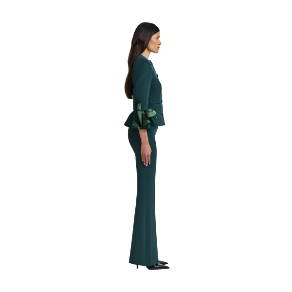 Safiyaa Omona Jacket in Darkest Spruce | Jackets | Luxury Shoes 