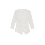 Safiyaa Otora Top in Ivory | Tops | Luxury Shoes 