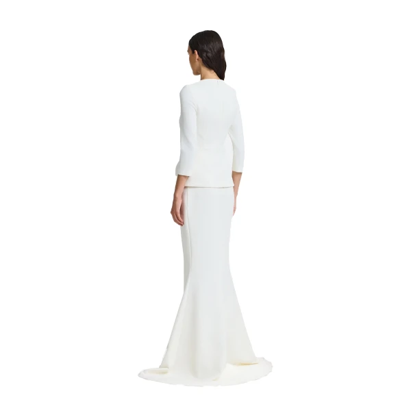 Safiyaa Otora Top in Ivory | Tops | Luxury Shoes 