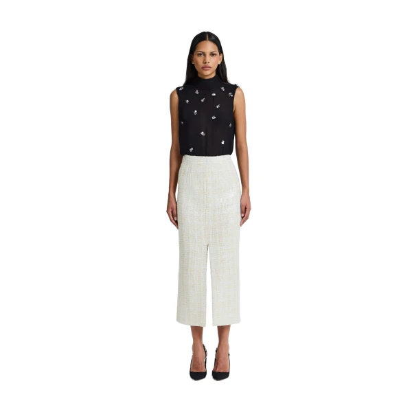Safiyaa Paline Skirt in Golden Ivory | Skirts | Luxury Shoes 