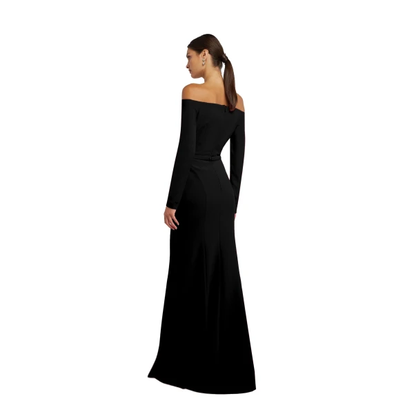 Safiyaa Rory Long Dress in Black | Maxi Dresses | Luxury Shoes 
