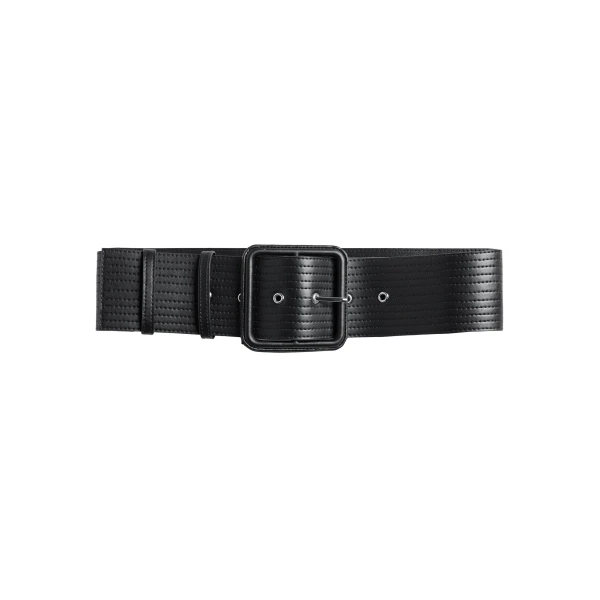 Waltonz Belt in Black Vegan Leather
