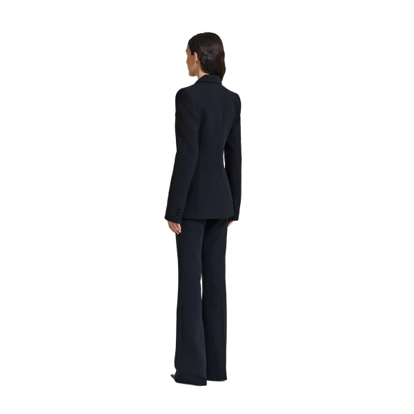 Safiyaa Wynnie Embroidered Jacket in Black | Jackets | Luxury Shoes 