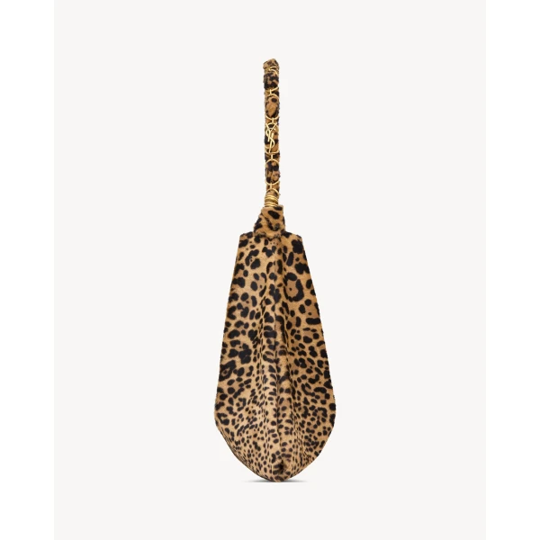 Brown Saint Laurent Amalia Medium in Pony Hair Leather, view 4 | Shoulder & Crossbody Bags