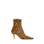 Multicolour Saint Laurent Ashley Booties in Pony Hair Leather | Boots