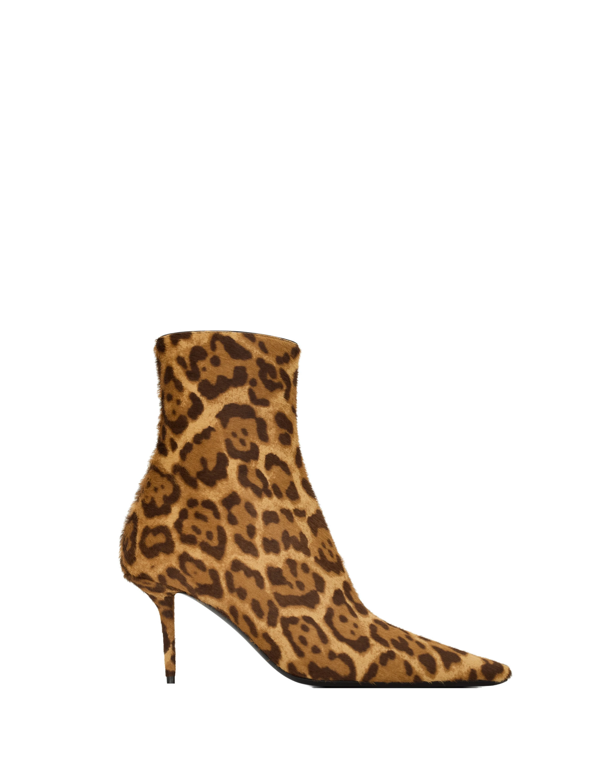 Saint Laurent Ashley Booties in Pony Hair Leather Multicolour Saint Laurent Ashley Booties in Pony Hair Leather | Boots