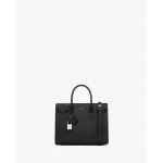 Black Saint Laurent Baby Sac de Jour in Crocodile-Embossed Leather | Totes & Top-Handle Bags