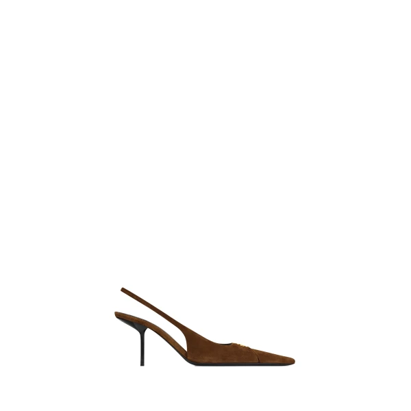 Babylone Breteuil Slingback Pumps in Suede