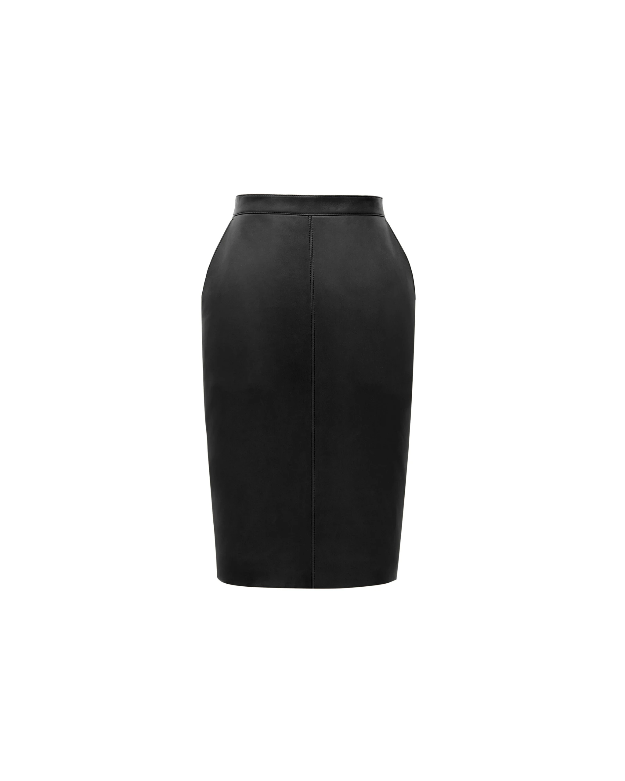 Saint Laurent Cassandre Pencil Skirt in Lambskin Black Saint Laurent Cassandre Pencil Skirt in Lambskin | Leather Jackets