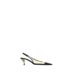 Multicolour Saint Laurent Fanny Slingback Pumps in Tpu and Patent Leather | Heels