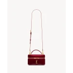 Red Saint Laurent Gaby Vanity in Patent Leather | Mini Bags