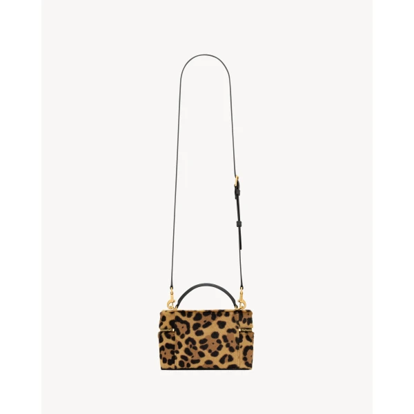 Multicolour Saint Laurent Gaby Vanity in Pony Hair Leather, view 2 | Mini Bags