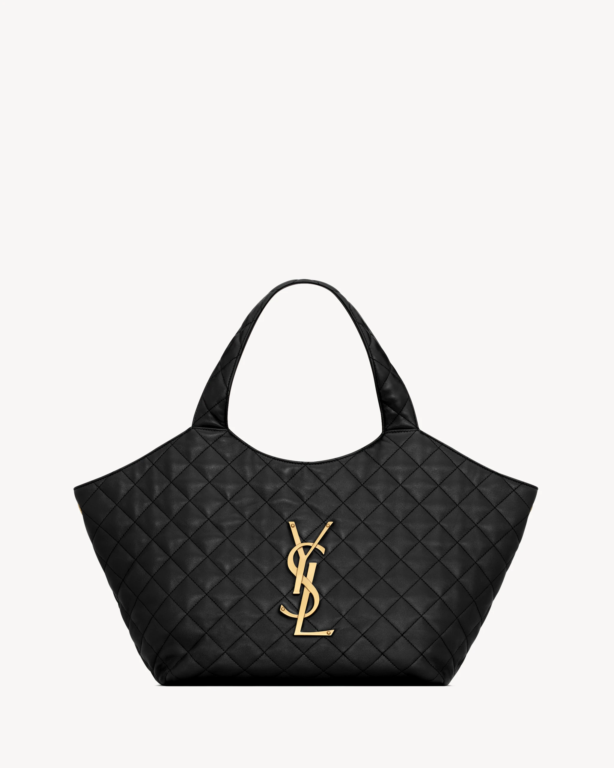 Saint Laurent Icare Medium in Quilted Nappa, Black Black Saint Laurent Icare Medium in Quilted Nappa, Black | Shoulder & Crossbody Bags