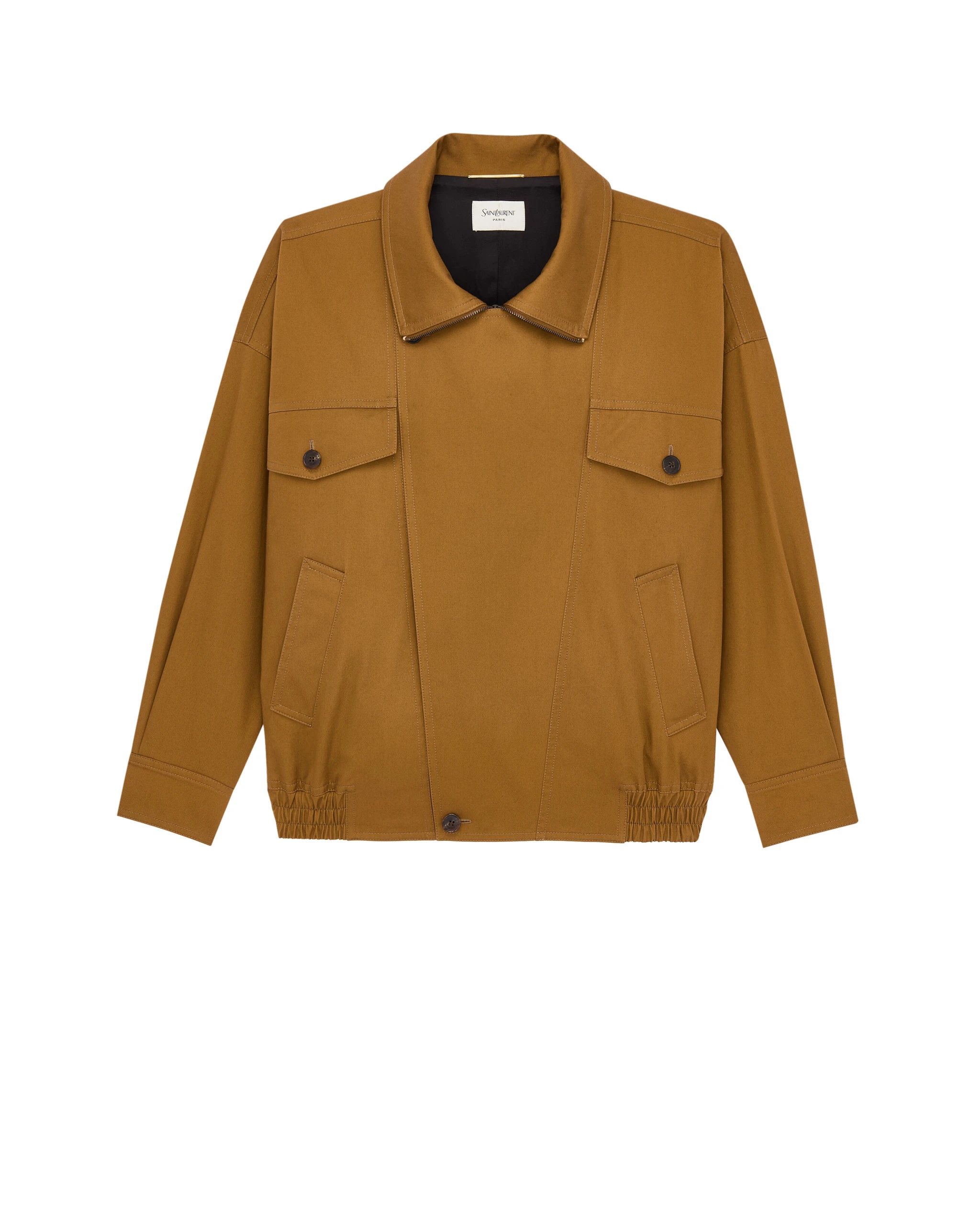 Saint Laurent Jacket in Cotton Serge Beige Saint Laurent Jacket in Cotton Serge | Jackets