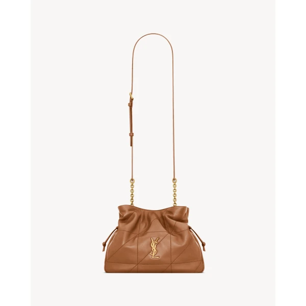 Jamie Shoulder Pouch in Lambskin, Fox