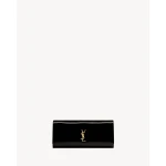 Black Saint Laurent Kate Clutch in Patent Leather, Black | Clutch Bags